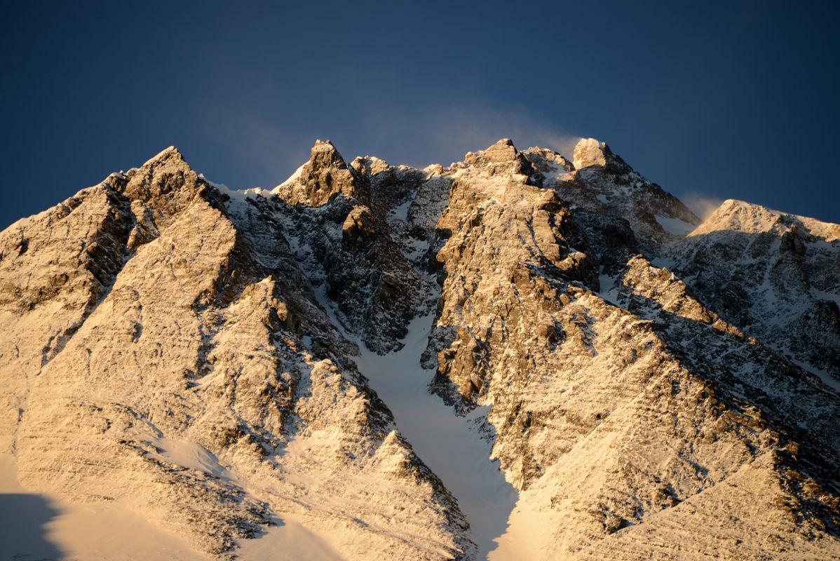 26 The Pinnacles Close Up Just After Sunrise From Mount Everest North Face Advanced Base Camp 6400m In Tibet